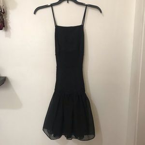 BCBG Generation Mini Black Lace Dress